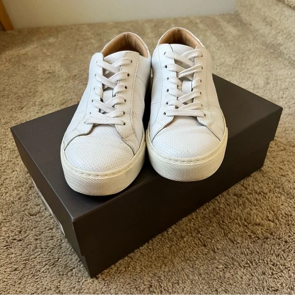 GREATS Royale Perforated Leather Sneakers - Picture 3 of 10